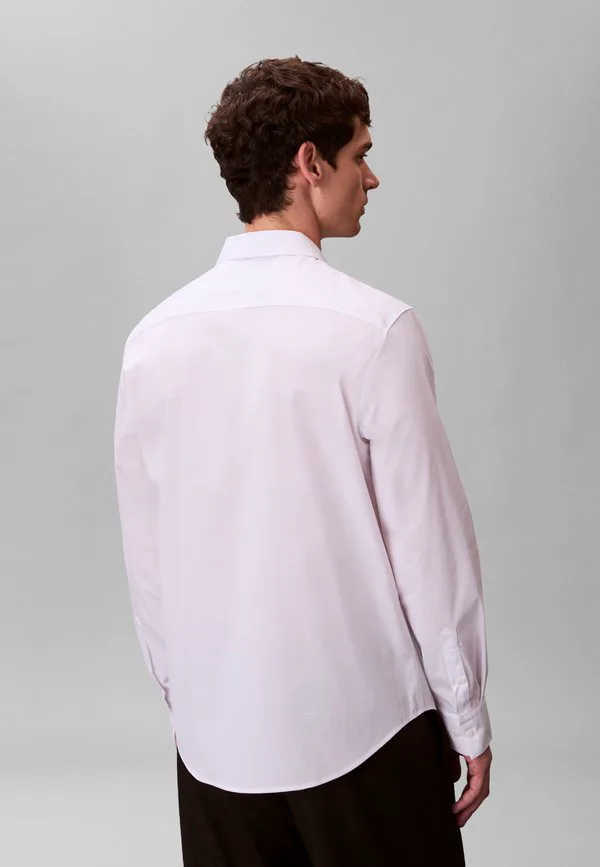 Классическая рубашка из цельного куска ткани Calvin Klein, Brilliant White — фото 3