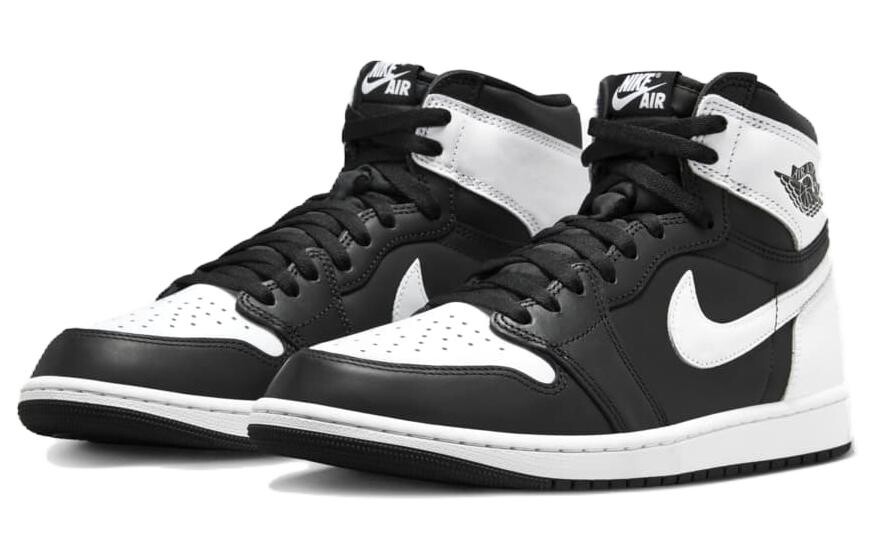 Кроссовки Jordan Air Jordan 1 Vintage Basketball, черный/белый — фото 3