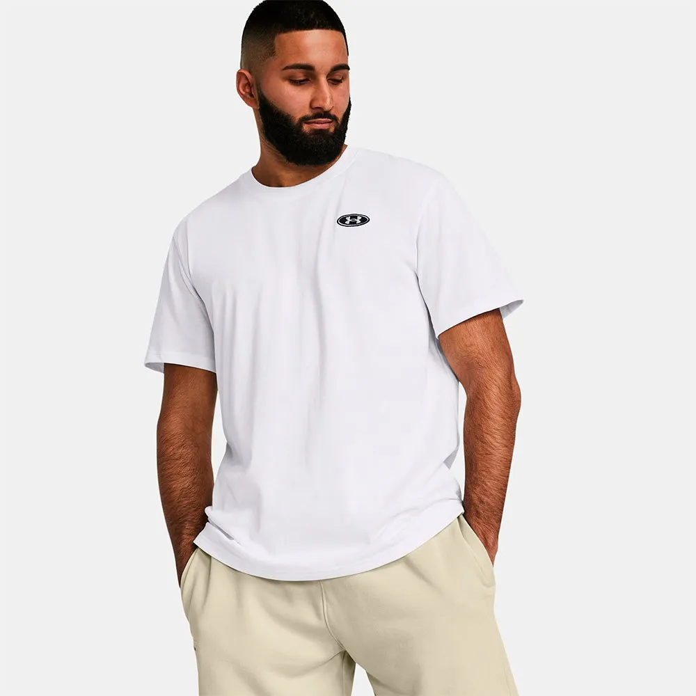 

Футболка Under Armour Heavyweight Left Chest Patch, белый