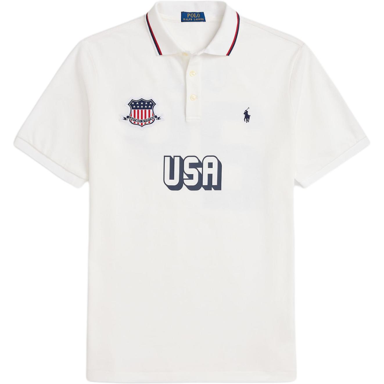 

Polo Ralph Lauren Белая поло для мужчин, Белый, Polo Ralph Lauren Белая поло для мужчин