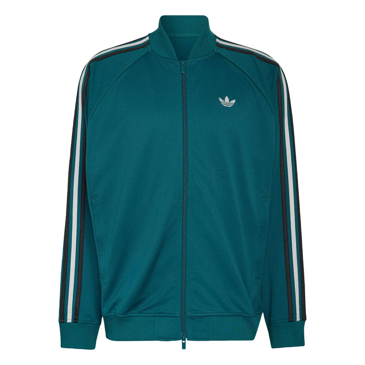 Толстовка на молнии Adidas Originals SST Adicolor Classics цвета ель