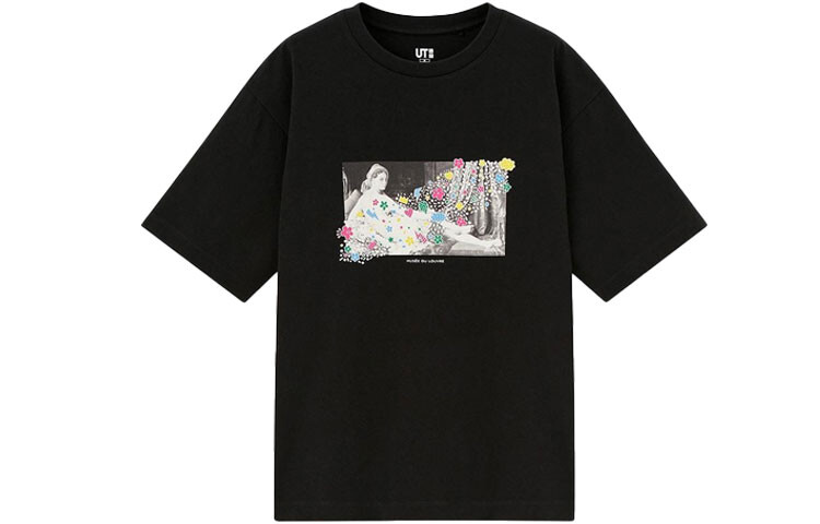 Футболка женская черная Uniqlo
