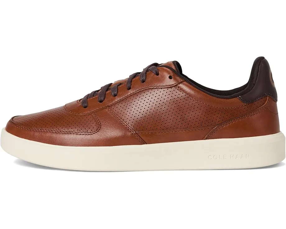 Кроссовки Cole Haan Grand Crosscourt Daily Court Sneakers, British Tan/Dark Chocolate/IvorySee Less — фото 4