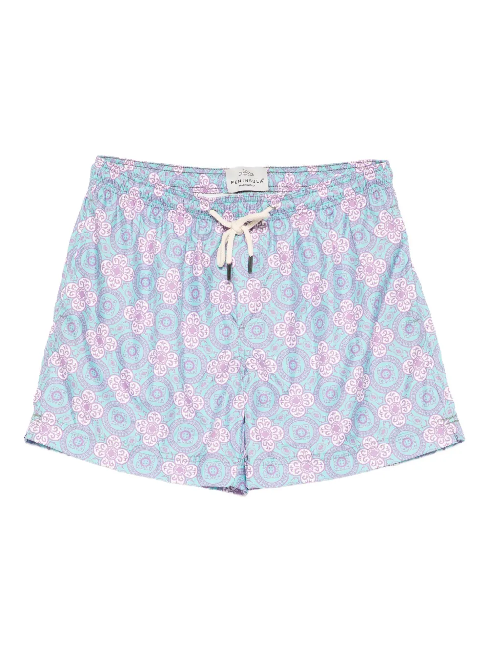 

Плавки-шорты с цветочным узором PENINSULA SWIMWEAR, зеленый