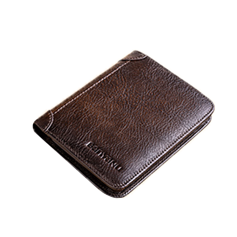 

Banyanu Кожаный мужской кошелек для денег и карт, Vintage Coffee-Vertical 50% off (Top Grain Cow Leather) Anti-Skimming