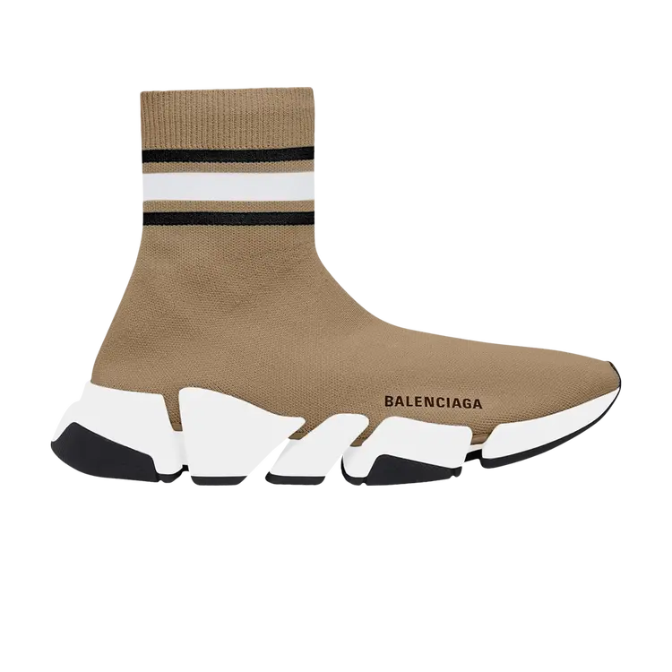 

Кроссовки Balenciaga Speed 2.0 Sneaker, бежевый