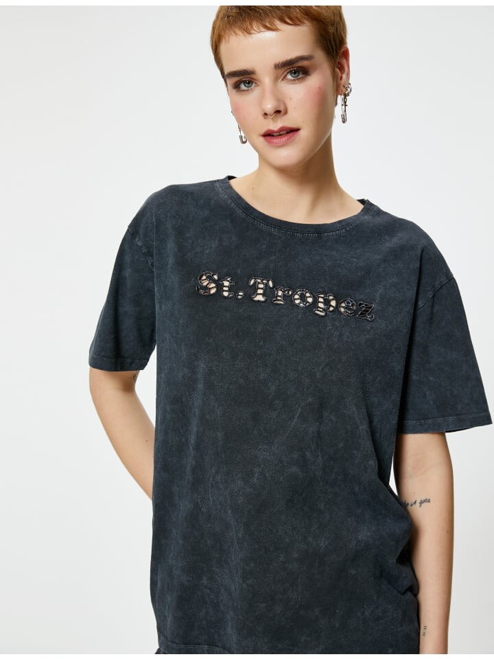 

Футболка KOTON T shirt, антрацит