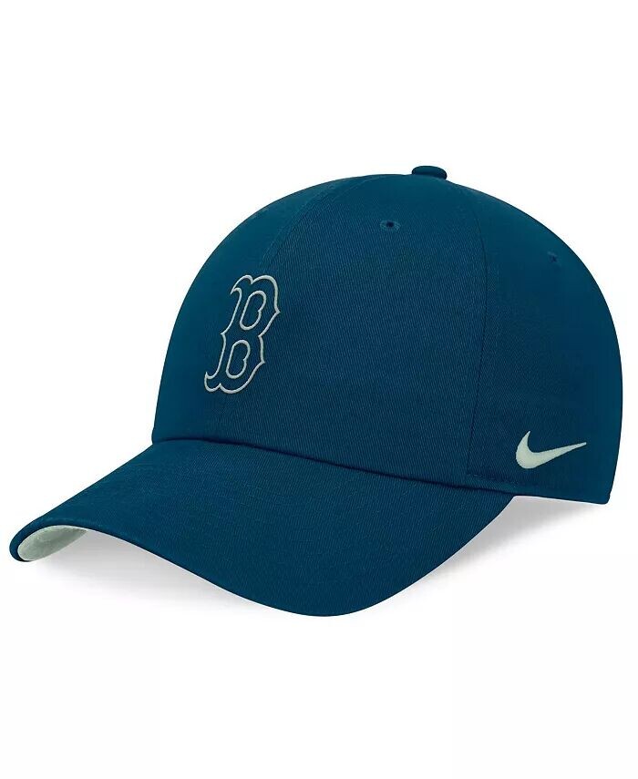 

Мужская бирюзовая регулируемая кепка Boston Red Sox Valerian Club Nike, синий