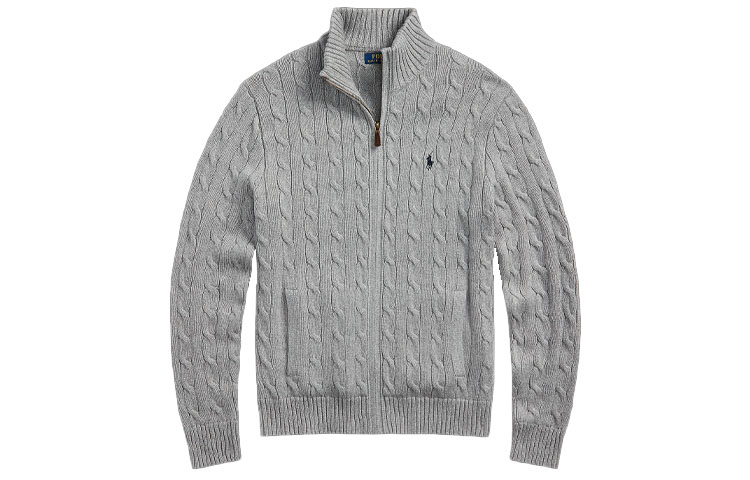 Polo Ralph Lauren Кардиган с узором из кабельной вязки и мотивом Polo Pony — фото 4