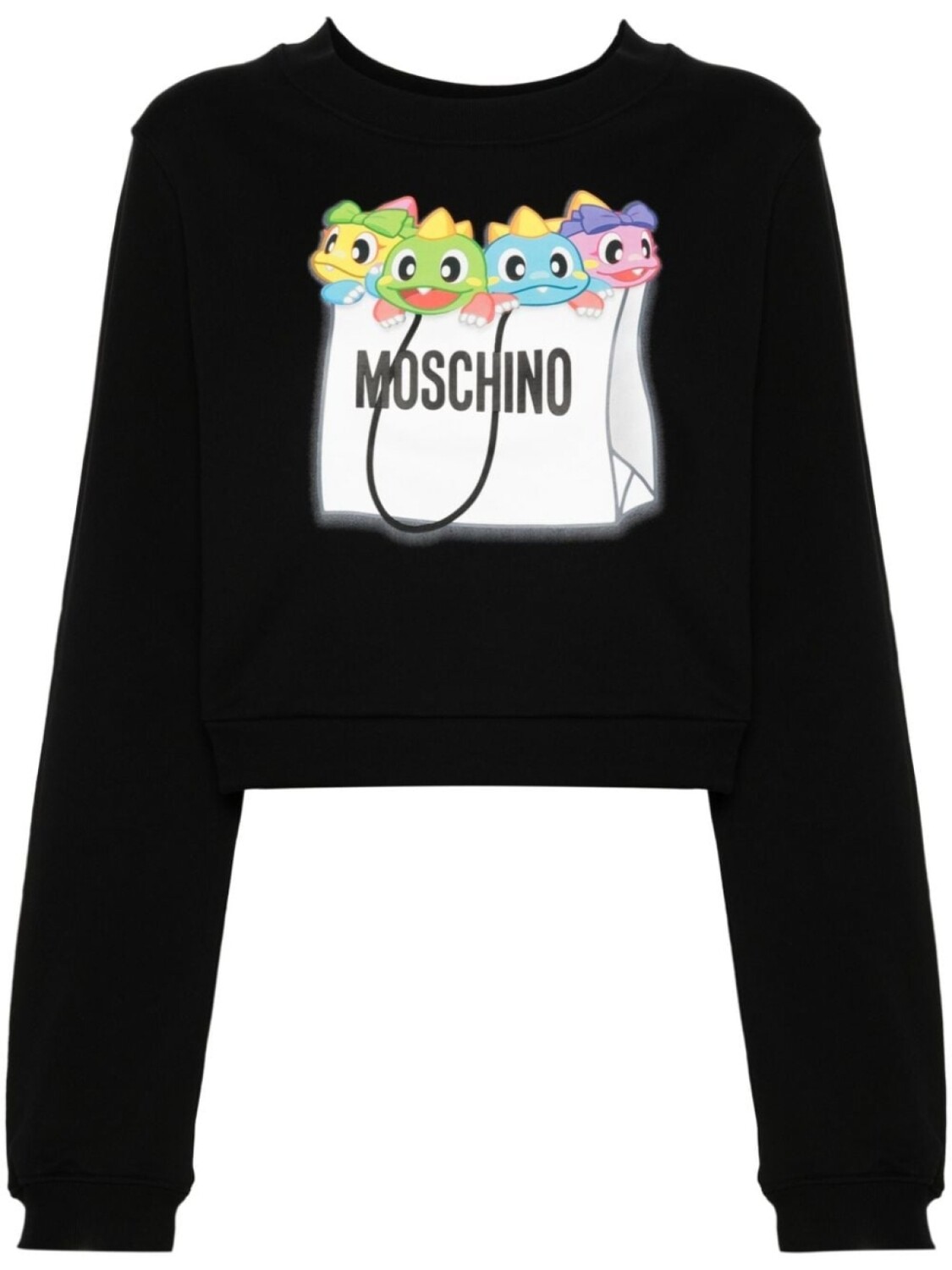 

Moschino толстовка с принтом, черный