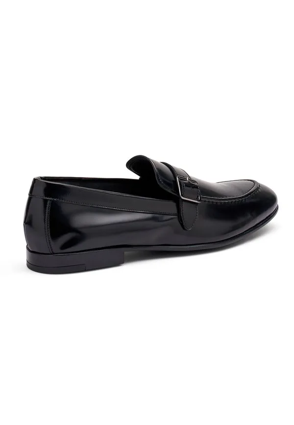 Элегантные лоферы с пряжкой, элегантные мокасины Frau Shoes, Black — фото 4