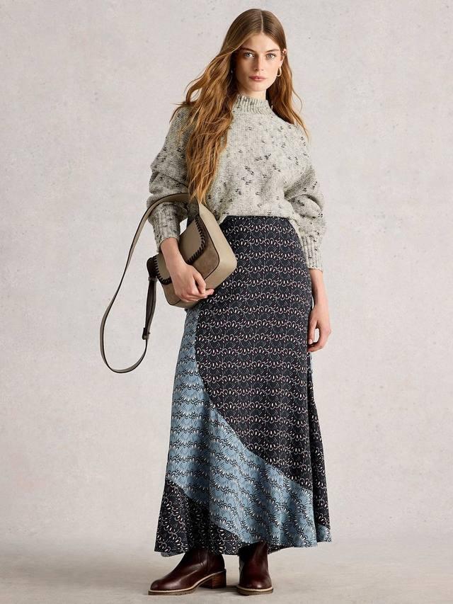 

Моно вязаный джемпер с высоким воротником White Stuff