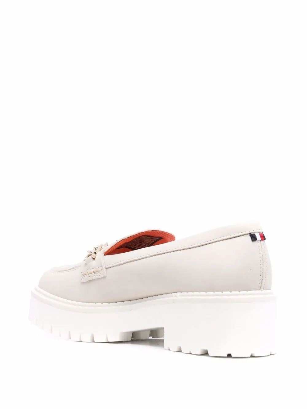 Лоферы на массивной подошве с пряжкой Tommy Hilfiger, нейтральный — фото 3
