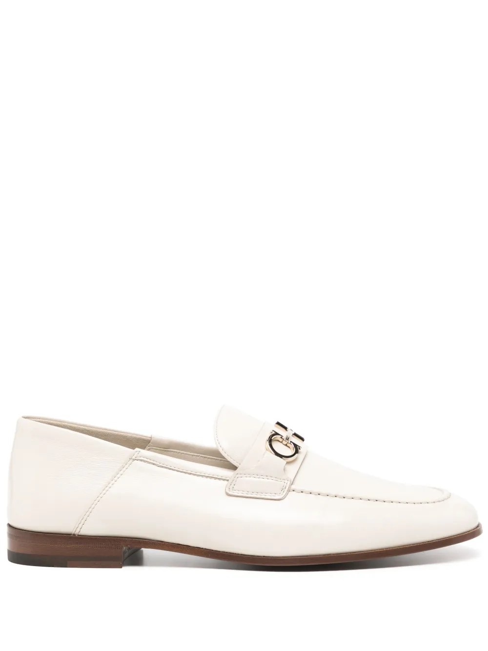 

Кожаные лоферы Ferragamo, белый
