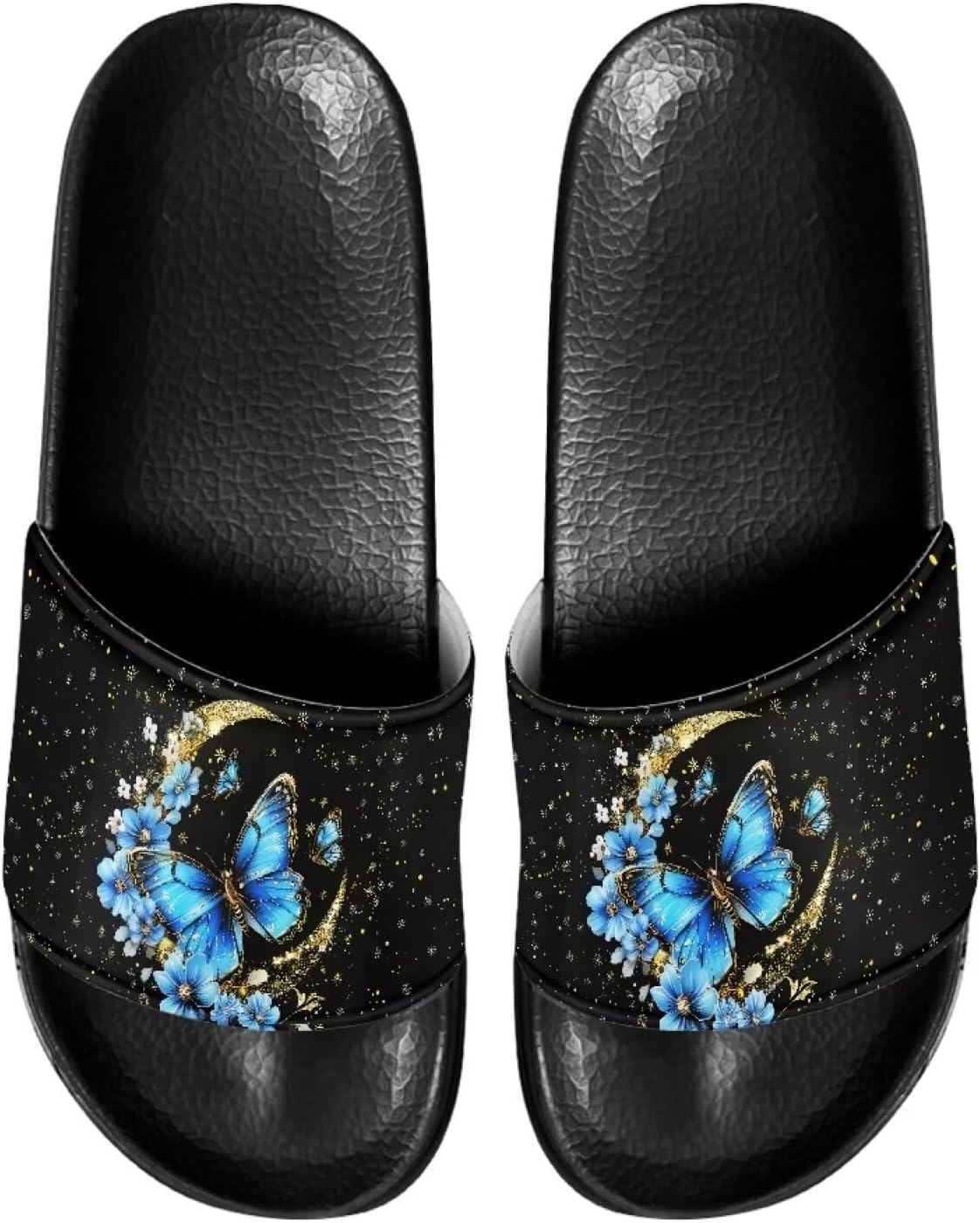 

Сланцы для женщин на плоской подошве с открытым носком, удобные пляжные сандалии, тапочки Judentidos, синий