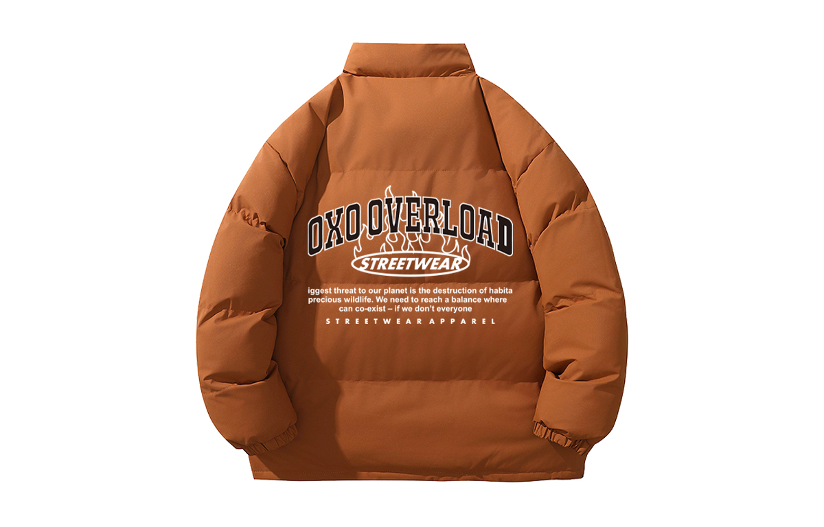 

OXO OVERLOAD Пуховик Unisex, Coffee