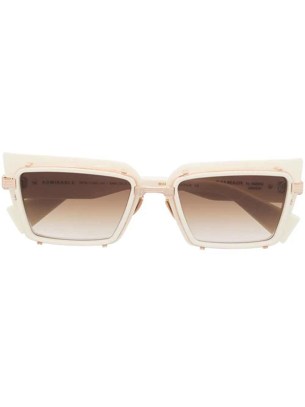 

Солнцезащитные очки Admirable в прямоугольной оправе Balmain Eyewear, белый