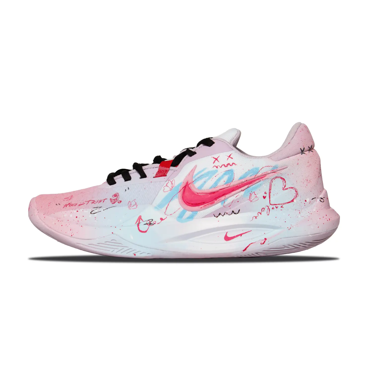 

Мужские баскетбольные кроссовки low top с технологией precision 6, амортизацией и устойчивым к истиранию покрытием Nike, светло-фиолетовый