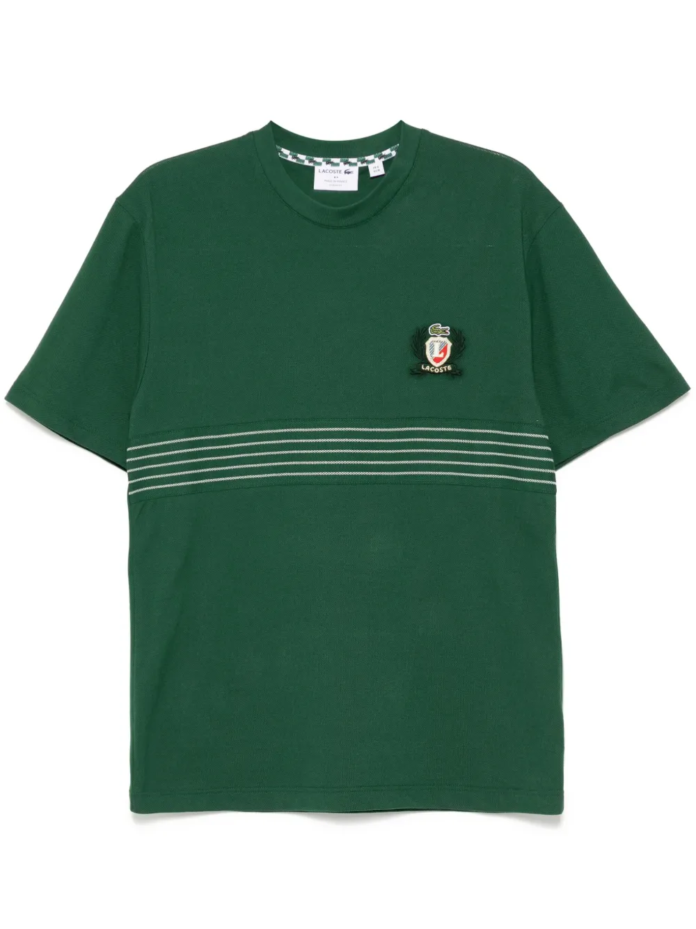 

Футболка с вышивкой Lacoste, зеленый
