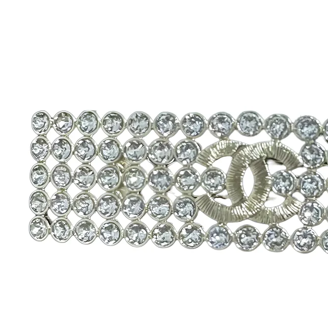 CHANEL Заколка для волос женская золотая — фото 3