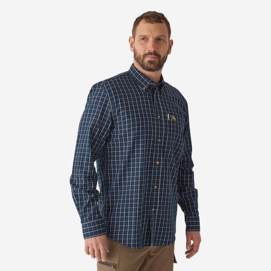 

PERCUSSION Рубашка Verney Carron в клетку/синего цвета