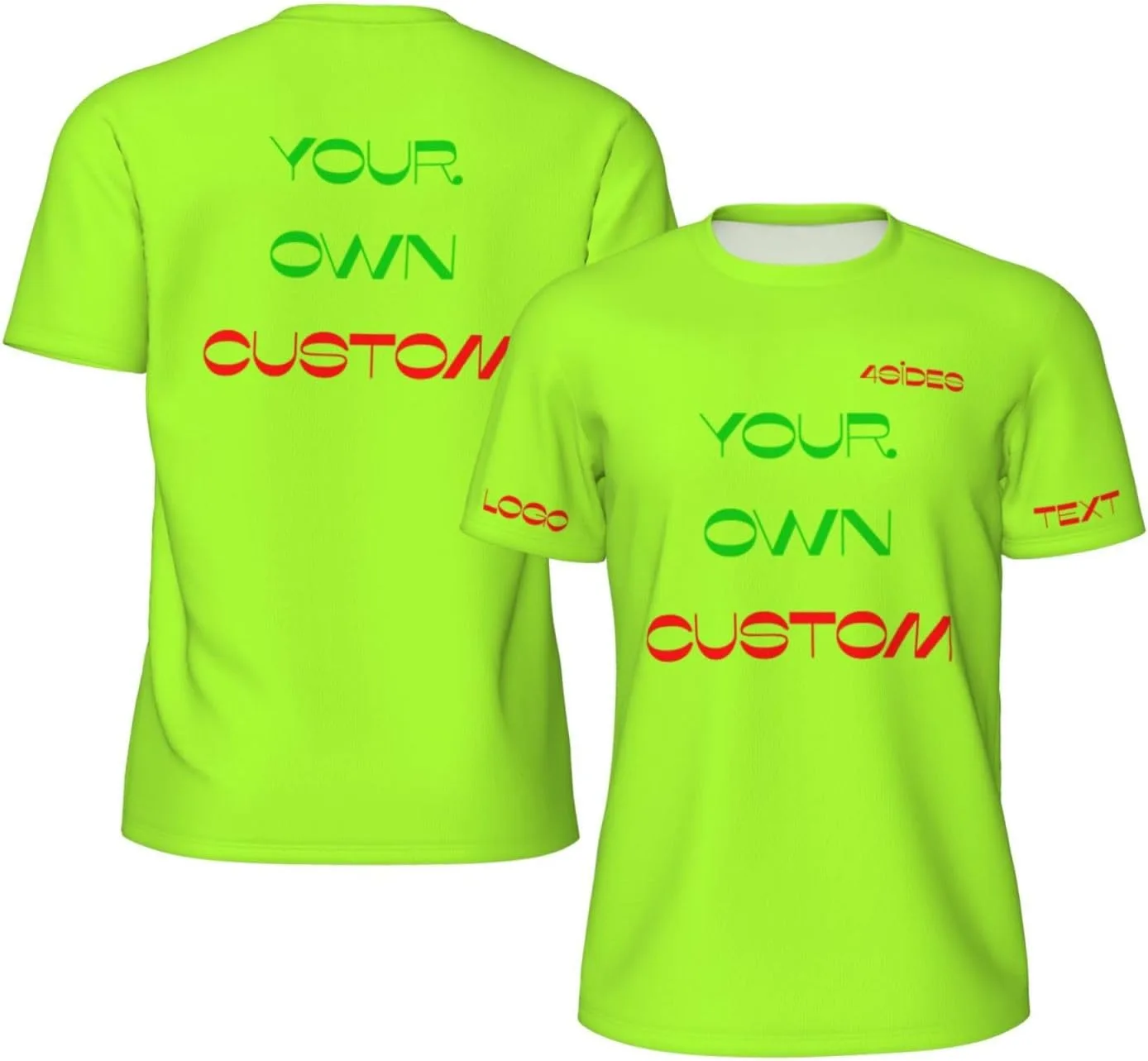 

Футболка Custom с принтом на 4 сторонах