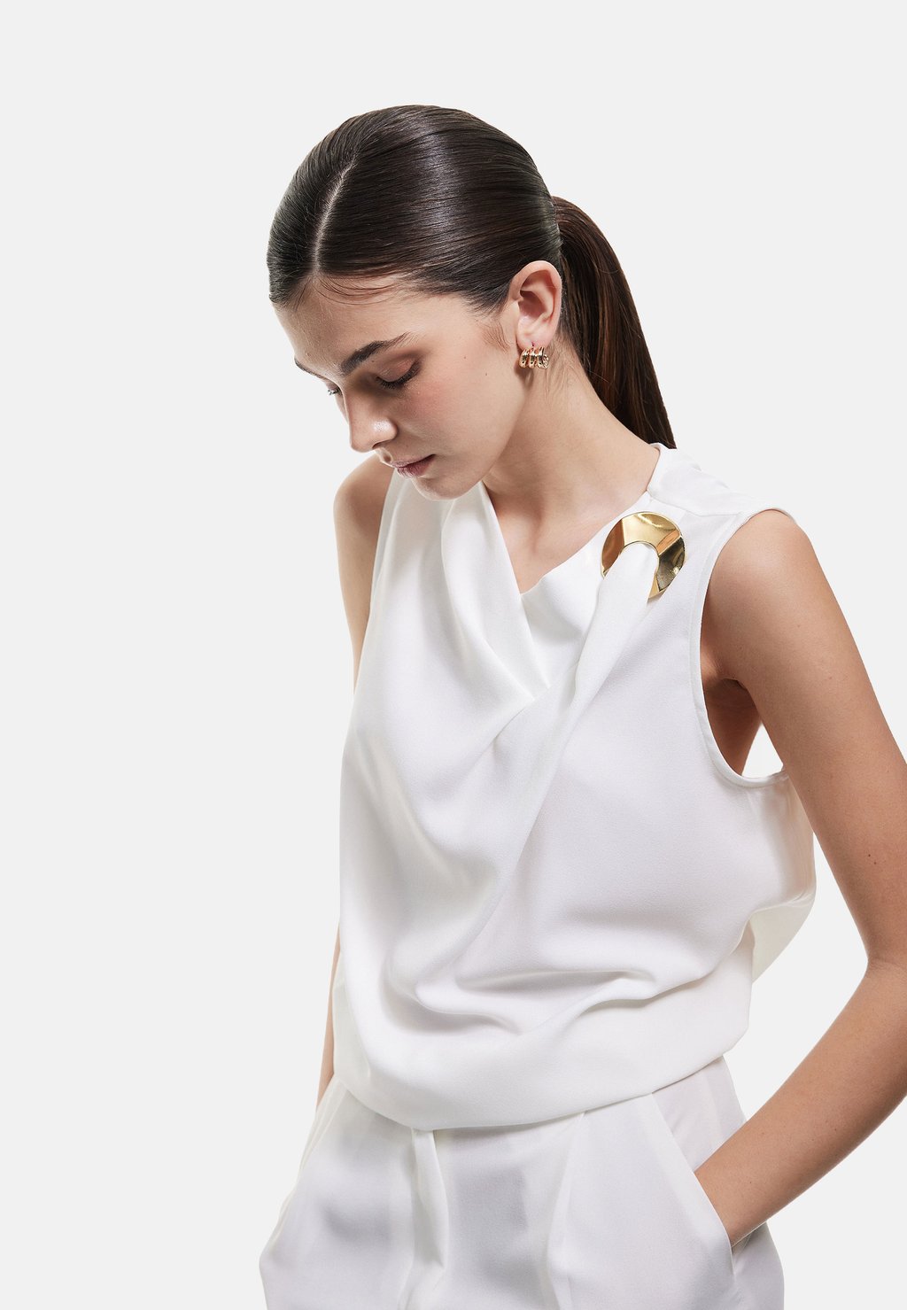 

Топ Blouse Koton, кремовый