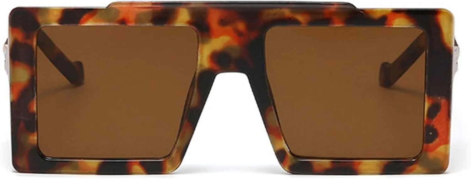 

Винтажные солнцезащитные очки Helena большого размера в квадратной оправе, модные солнцезащитные очки для женщин, большие очки с защитой от УФ-излучения UV400, C4