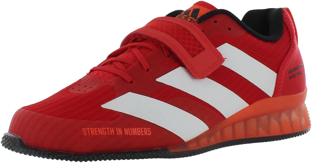 

Мужские кроссовки для тяжелой атлетики Adidas Adipower III, белый/красный/оранжевый/ярко-красный