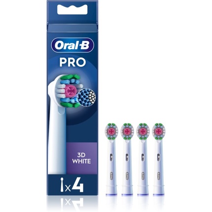 

Сменные головки зубной щетки EB18-4 3D White Pro Heads Oral-B