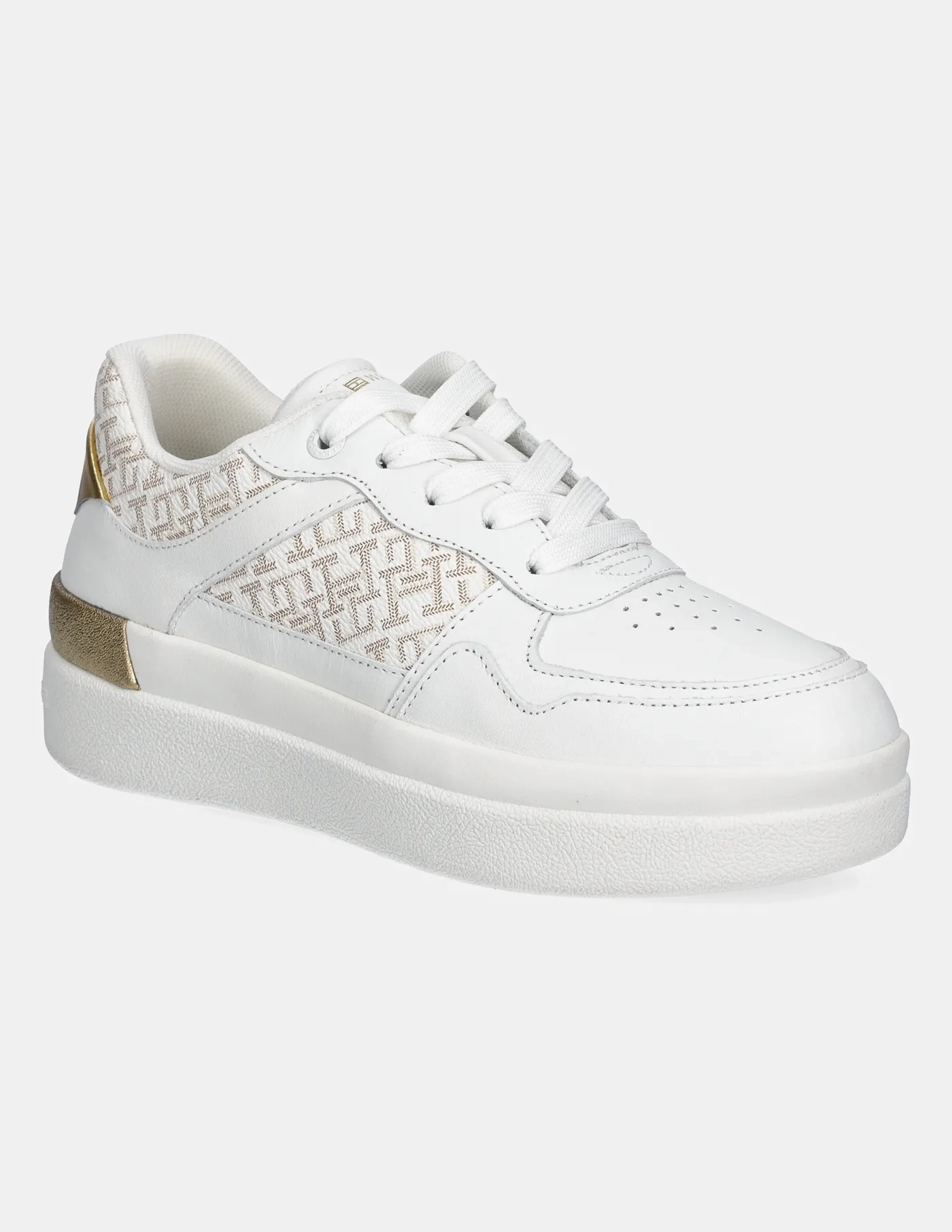 Кроссовки LUX COURT SNEAKER MONOGRAM Tommy Hilfiger, белый — фото 2