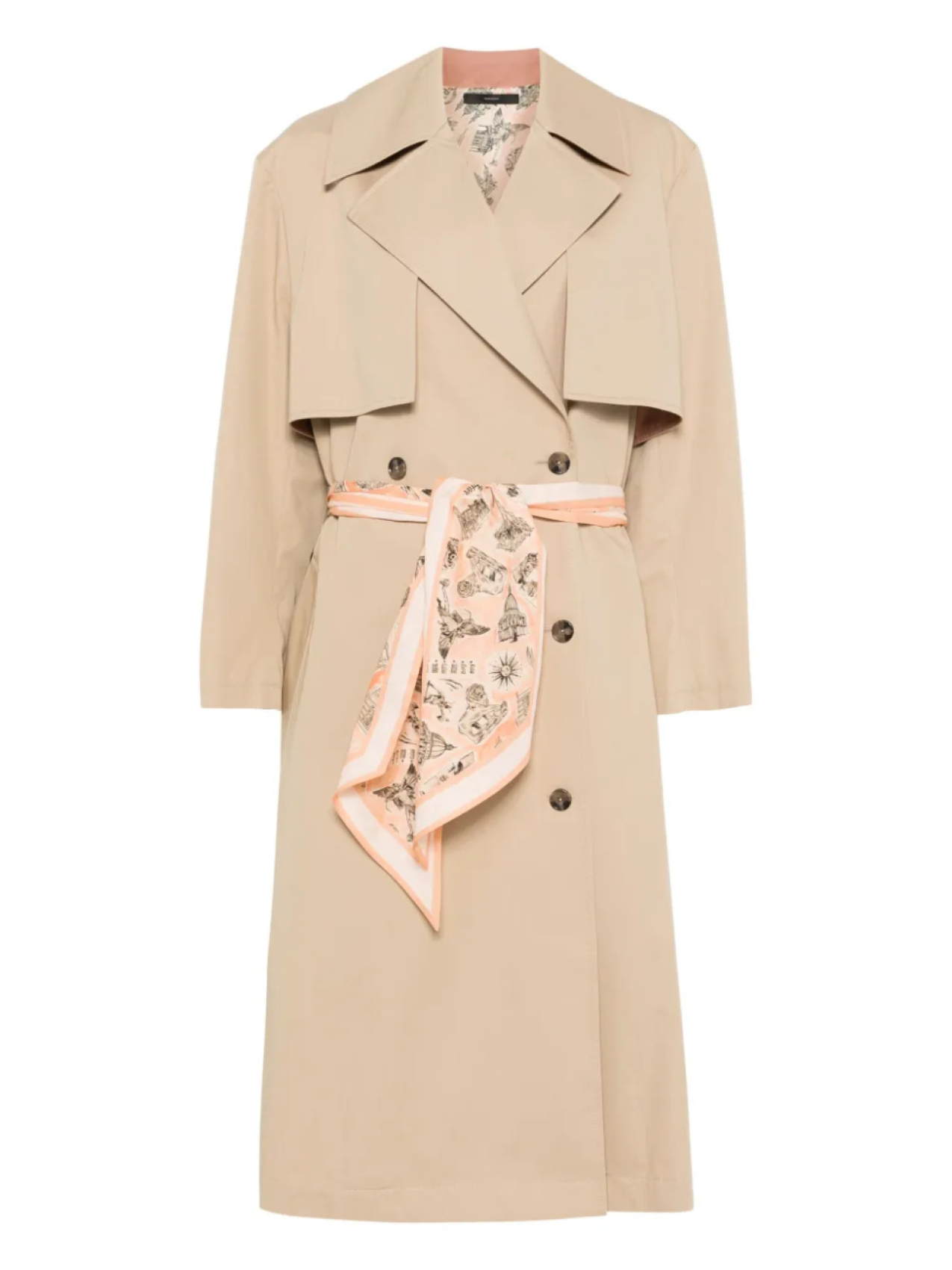 

Хлопковый тренч Paul Smith, нейтральный