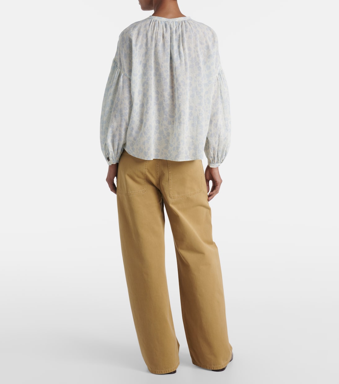 Блузка из хлопка с цветочным принтом Polo Ralph Lauren, Summer Daisy — фото 3