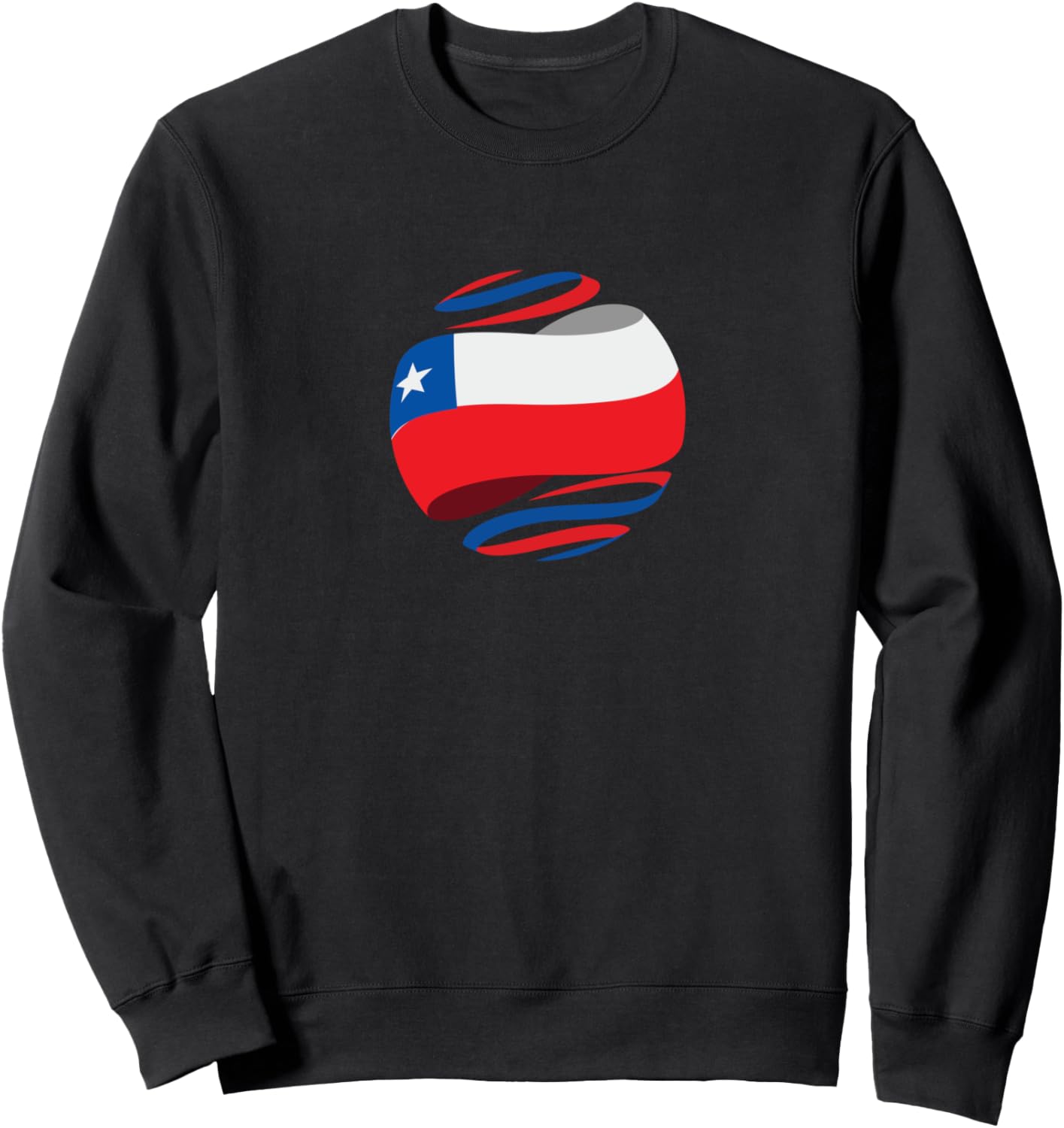 

Толстовка с флагом Чили Chile, черный