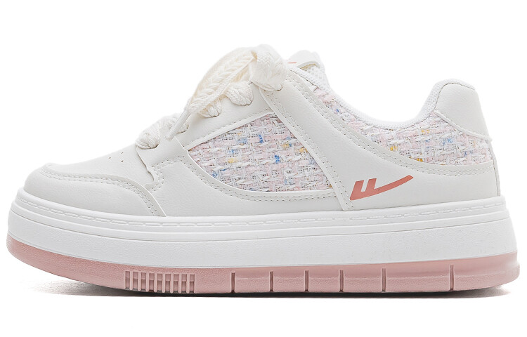 

Кроссовки WARRIOR Skateboarding Shoes Women's Low-top White, розовый