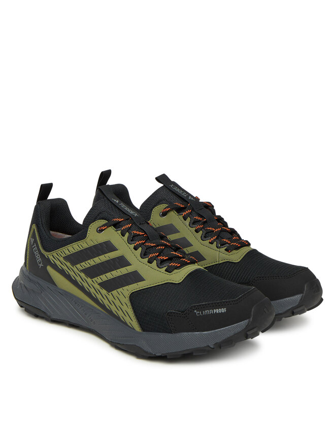 Беговые кроссовки Terrex Tracefinder 2 CLIMAPROOF Trail JR7768 Adidas, зеленый — фото 2