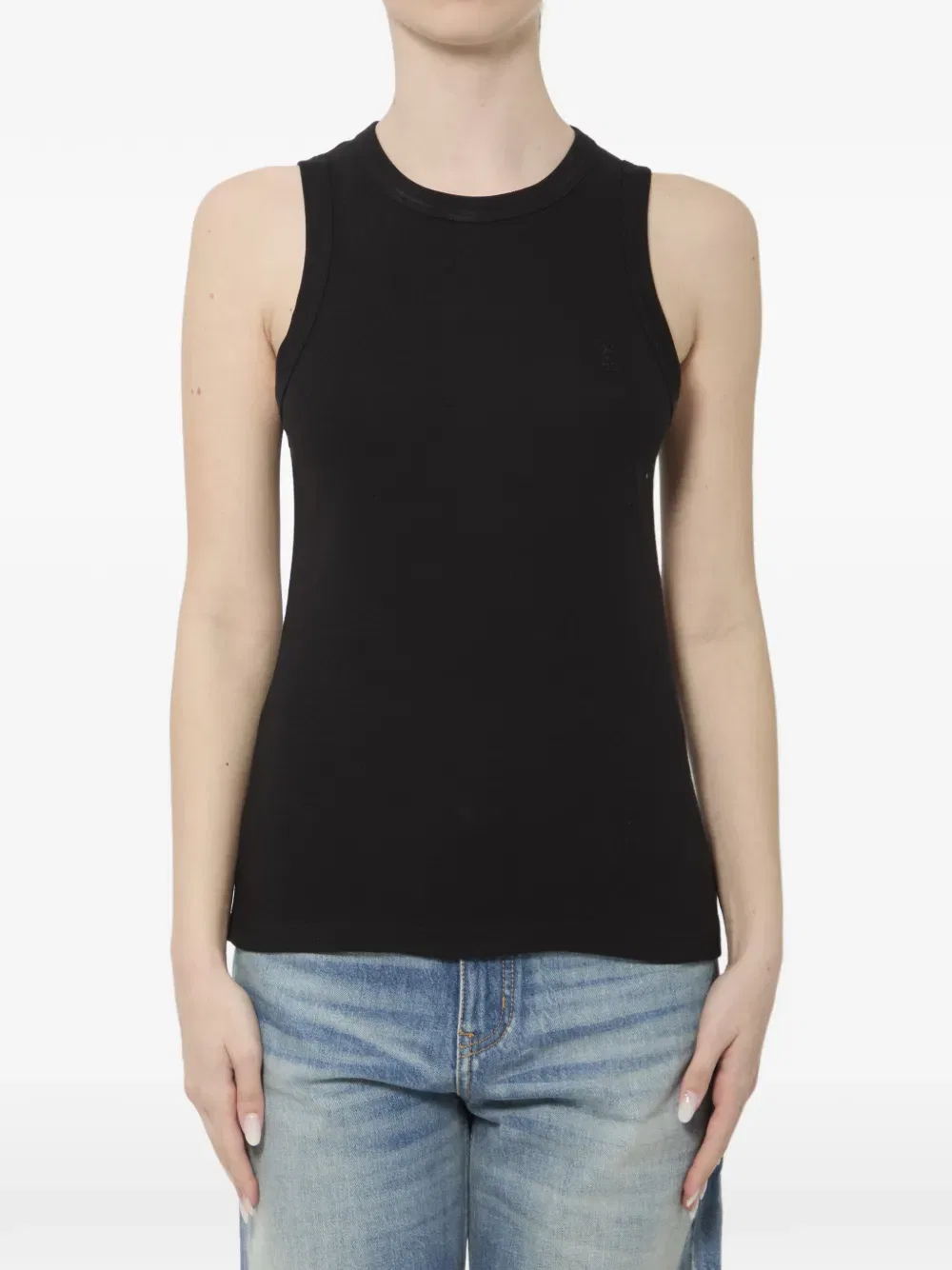 Майка Кассандра Saint Laurent, черный