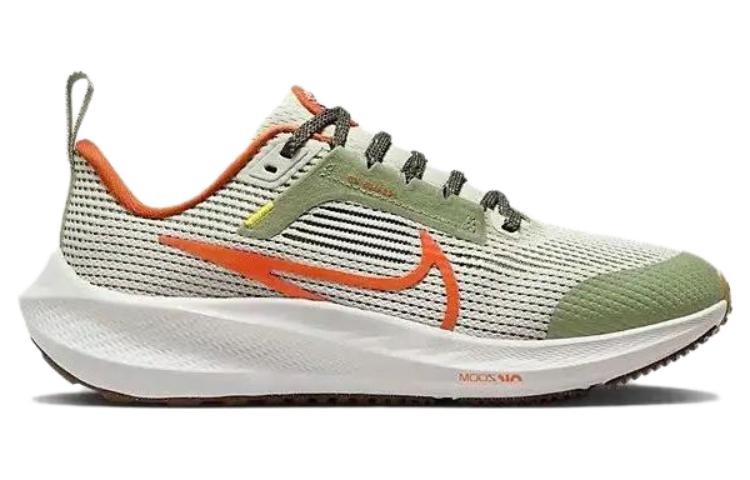 

Nike Air Zoom Pegasus 40 Маслянисто-зеленый Оранжевый Костровый GS Белый Зеленый