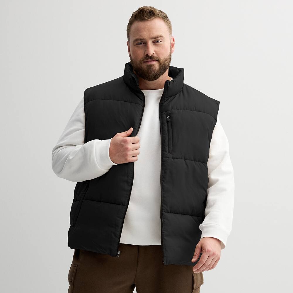 

Утепленный жилет-пуховик Big & Tall Tek Gear, цвет Mineral Black