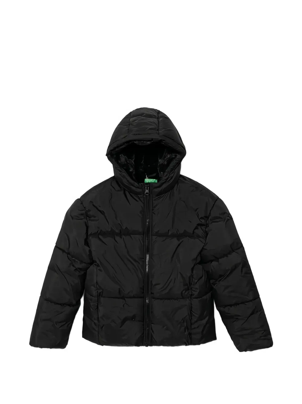 Куртка с капюшоном Benetton, черный