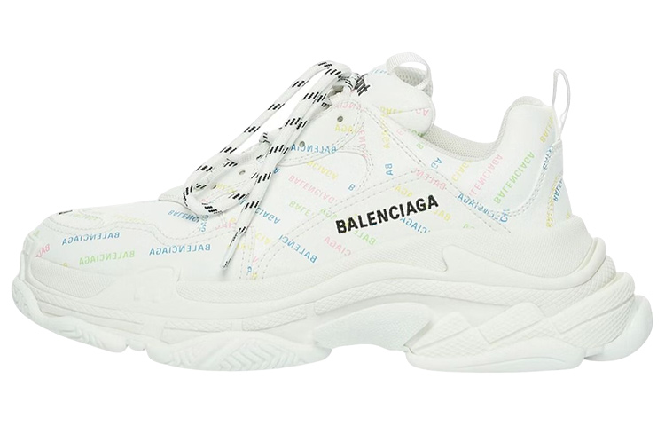 

Кроссовки Balenciaga Triple S AllOver Logo White Multicolor