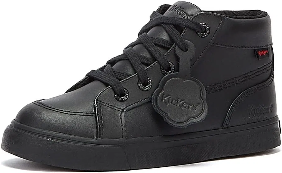 Кроссовки Kickers Unisex Kinder Tovni HiSchuluniform-Schuh, Black