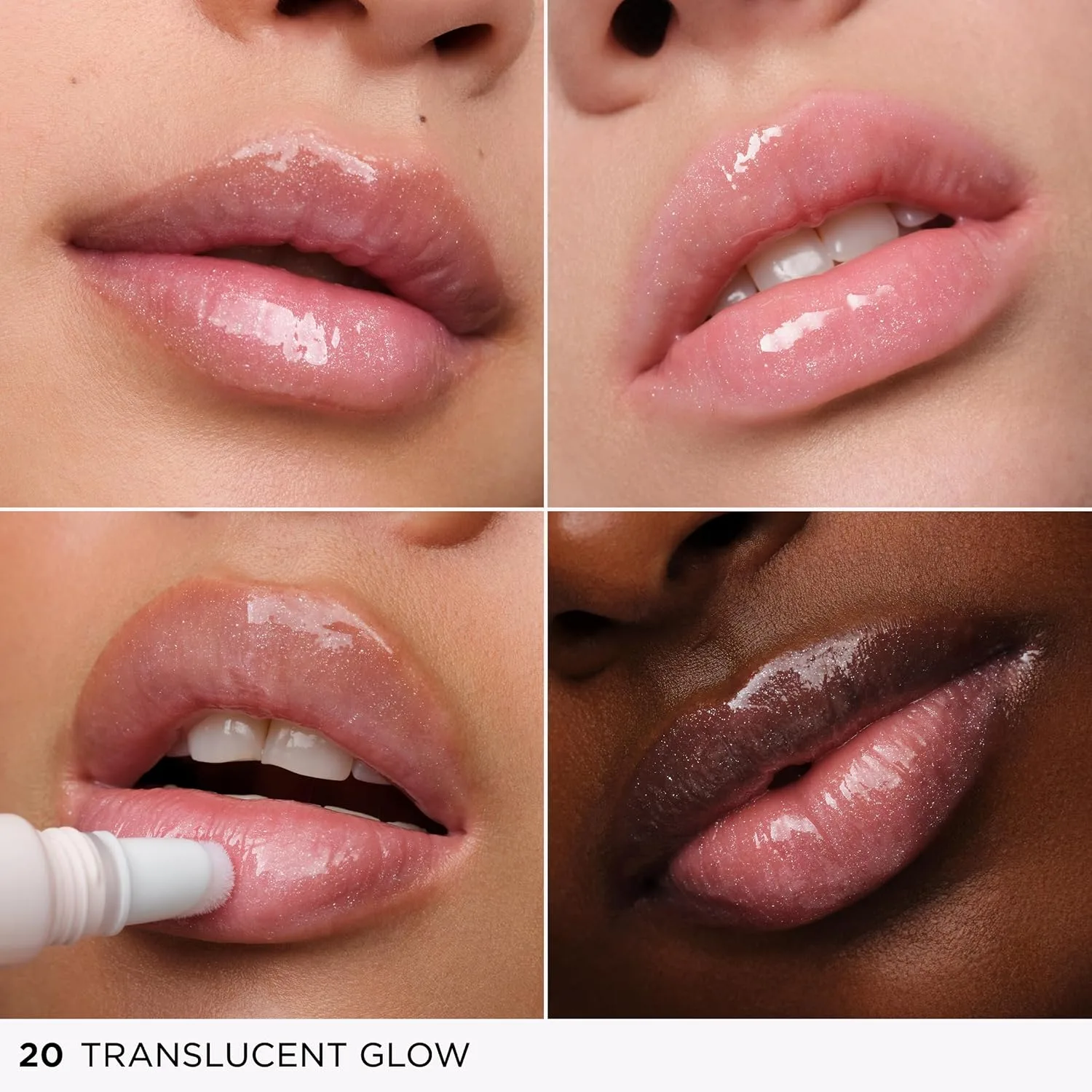 Блеск для губ Clarins Lip Perfector | Увлажняющий и придающий объем губам пептидный блеск | Мгновенный блеск с полупрозрачным мерцающим финишем | Нелипкая текстура с ароматом ванили | 0,35 унции, 20 Translucent Glow - Sheer Opal — фото 2