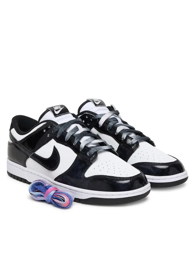 Кроссовки Dunk Low Retro SE HQ1965 100 Colorful Nike, черный/белый — фото 3