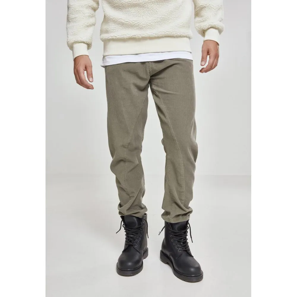 

Спортивные брюки Urban Classics Corduroy Jog, зеленый