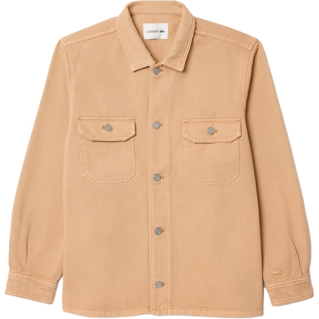 

LACOSTE Джинсовая куртка мужская хаки, Khaki