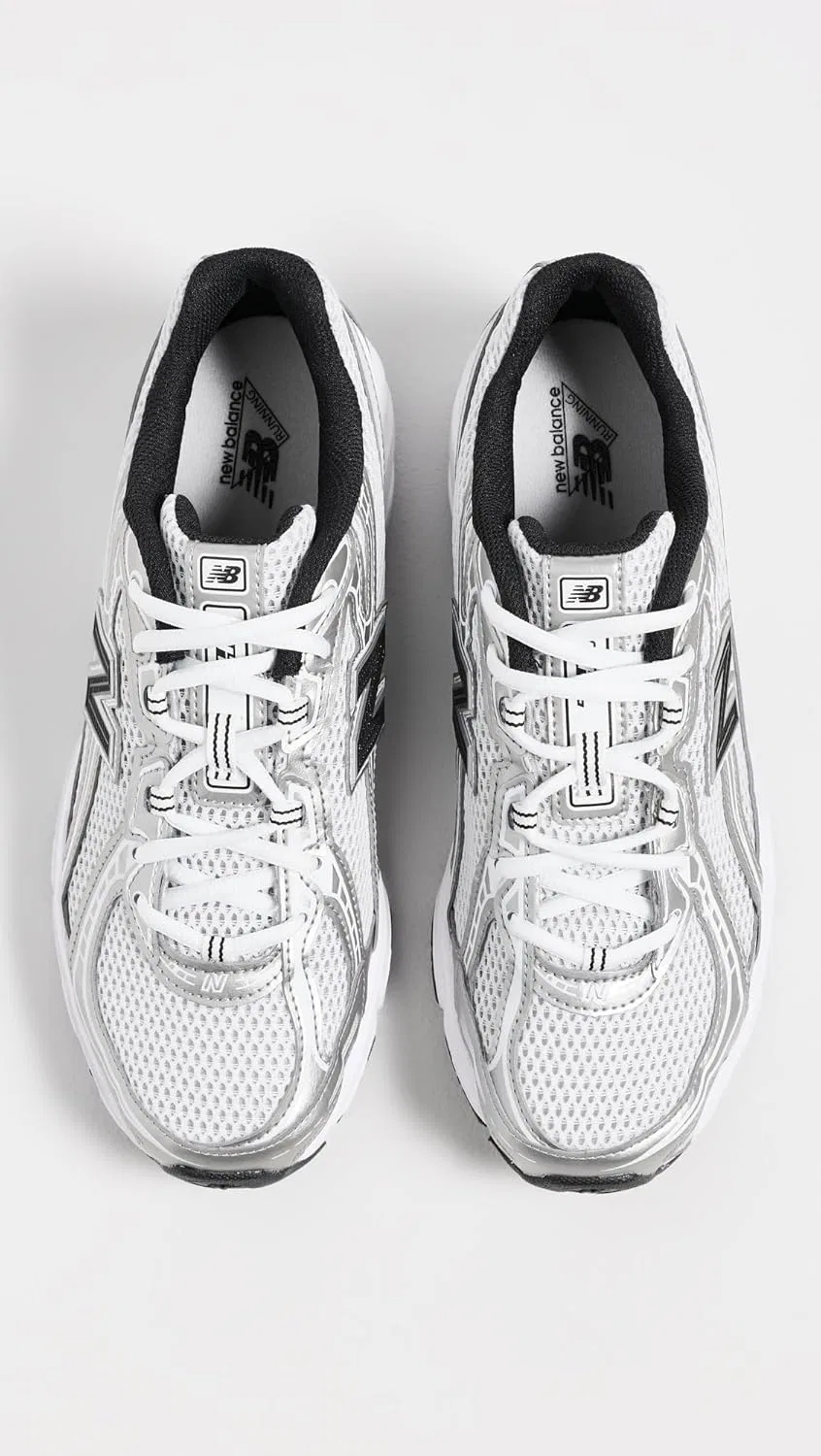 Кроссовки теннисные FuelCell 996 V4 New Balance, White/Metallic Silver 877 C — фото 4