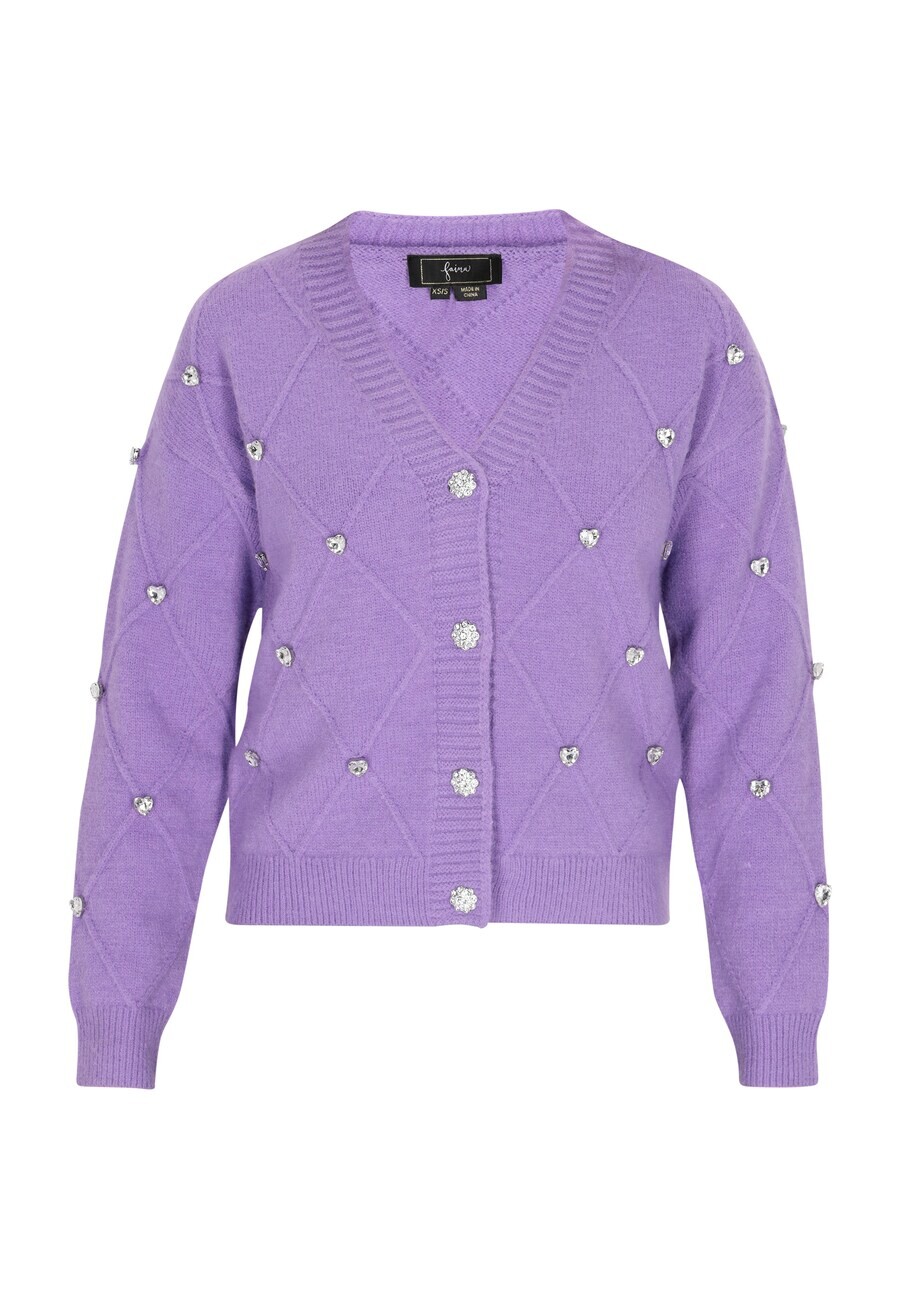 

Вязаный кардиган faina Knit Cardigan, лавандовый