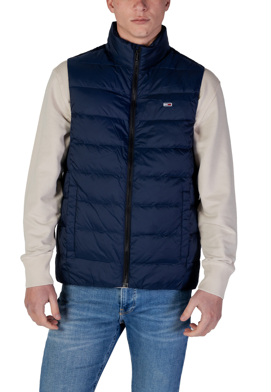 

Жилет Tommy Jeans стеганый, синий