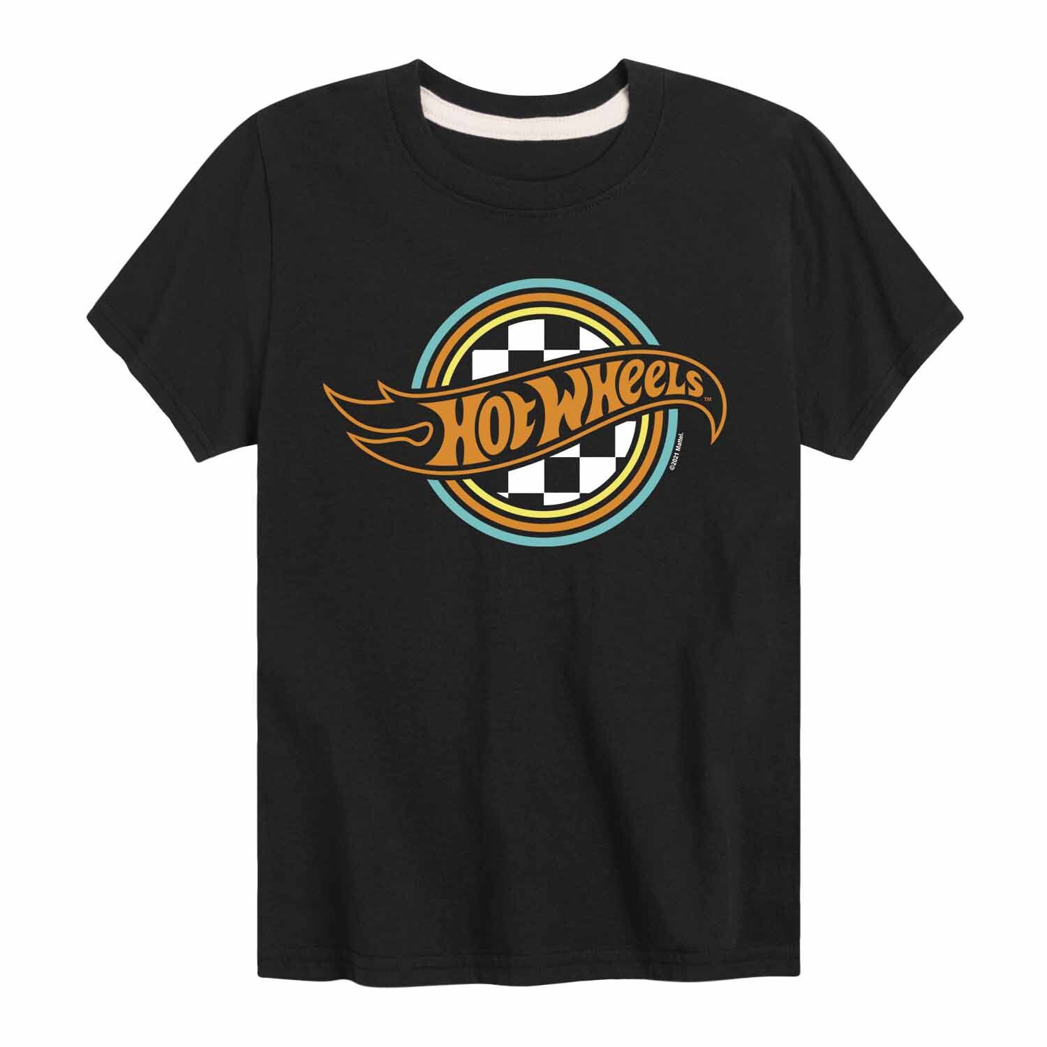 

Футболка Hot Wheels в клетку с графическим логотипом для мальчиков 8–20 лет Hot Wheels